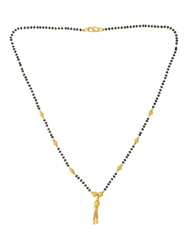 Zivnaaz Gold Mangalsutra with Drop Pendant