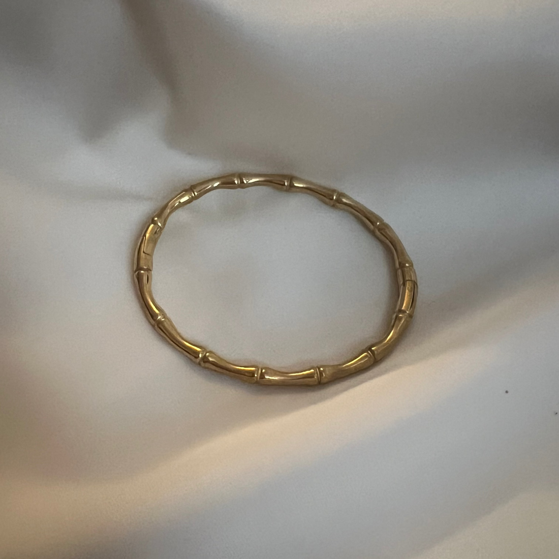 Zivnaaz Gold Bamboo Bracelet