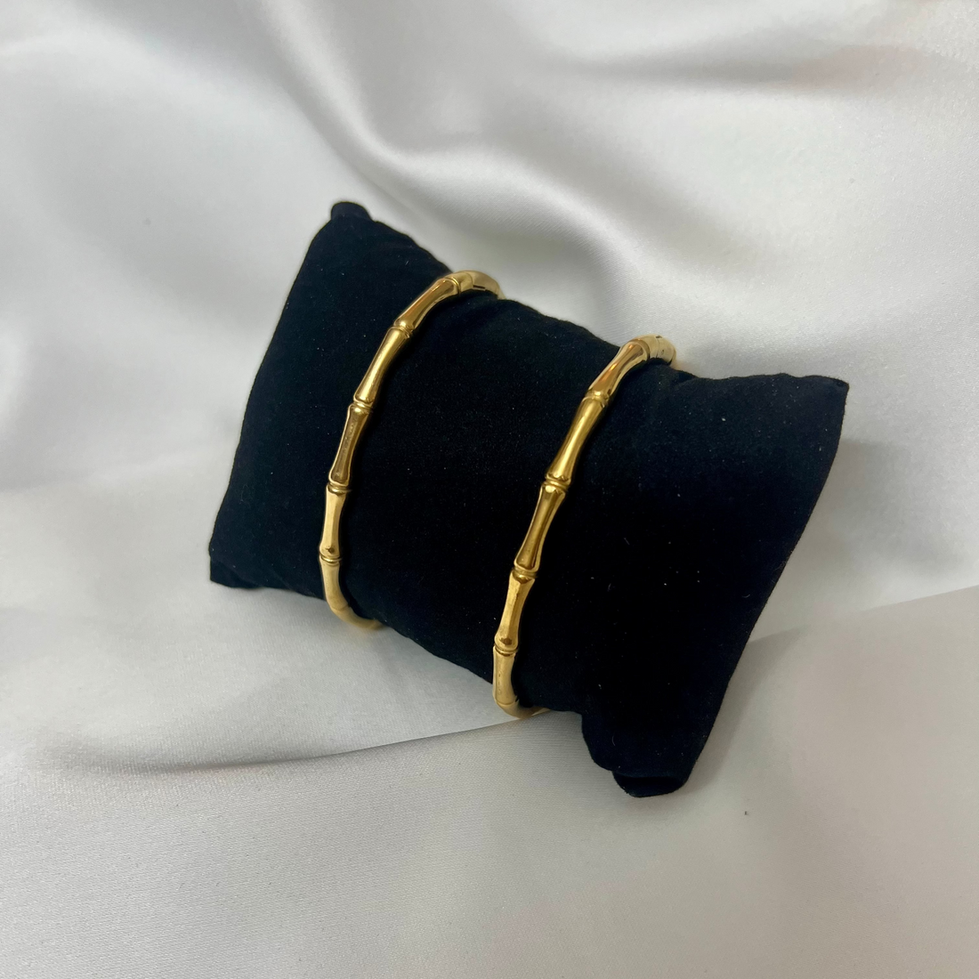 Zivnaaz Gold Bamboo Bracelet