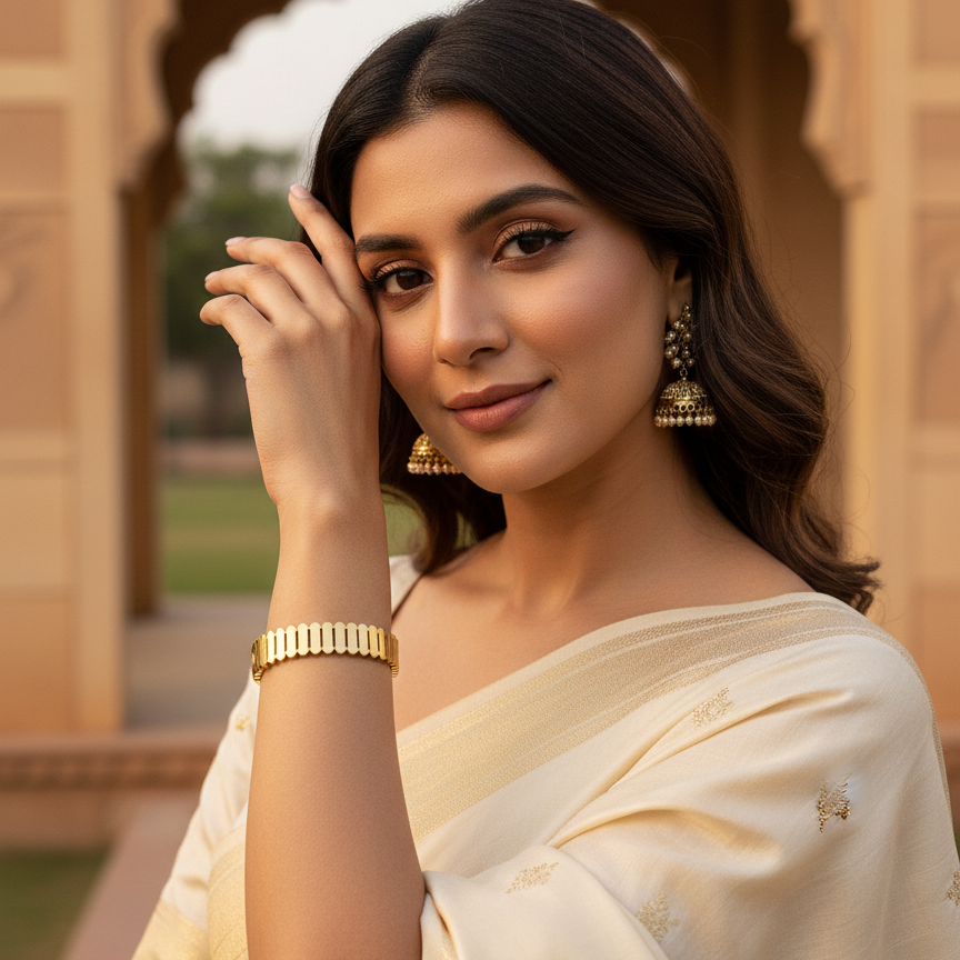 The Golden Steps Bracelet by Zivnaaz